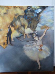 Voir le détail de cette oeuvre: La danseuse selon Degas