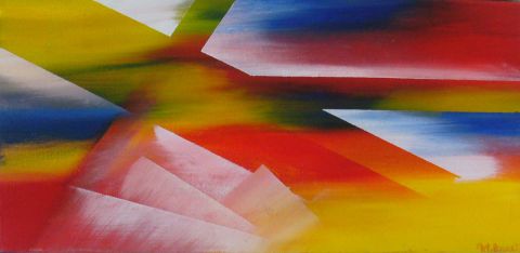 passages colorés - Peinture - Myriam Bonnet