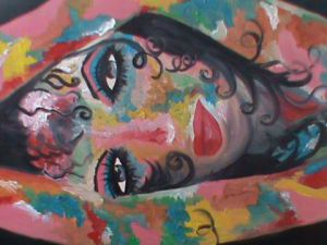 Voir le détail de cette oeuvre: femme peinte