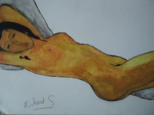 Voir cette oeuvre de Richard S: Modigliani revisité