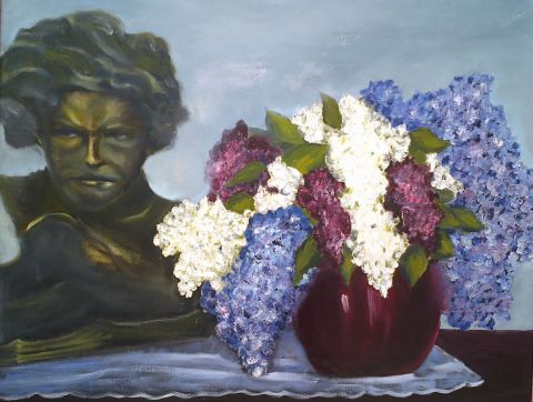 Beethoven et mes lilas - Peinture - AnnaMag