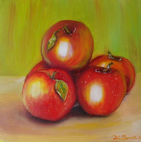 Pommes - Peinture - Myriam Bonnet