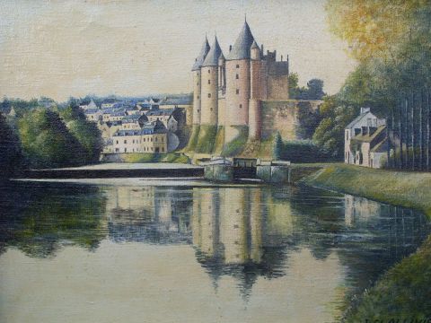 Château de Josselin - Peinture - Albert Nic du Rocher
