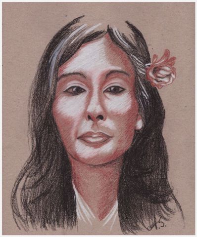 L'artiste AS - Jeune femme des îles