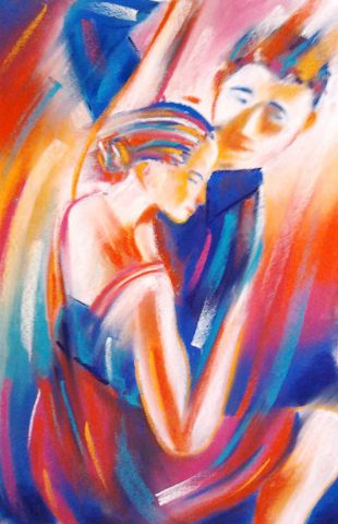 Ensemble tango - Peinture - FREDERIQUE NALPAS
