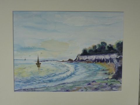 Bord de mer à Carry-le-Rouet - Peinture - Ida-Maria