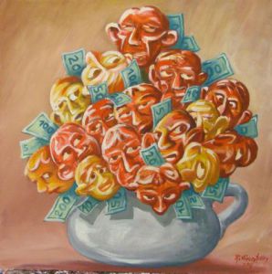 Voir cette oeuvre de Rene Vincent-Viry: Bouquet de cons