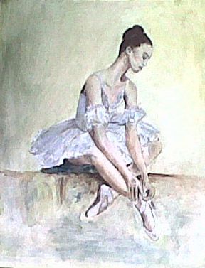 la danseuse - Peinture - Francoise DUSUEL