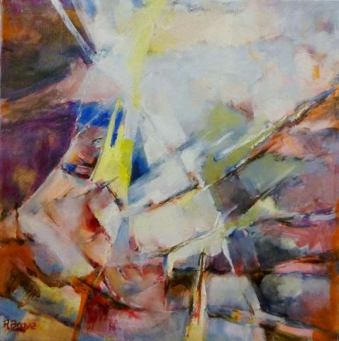 Paysage abstrait - Peinture - Remi BRAYE