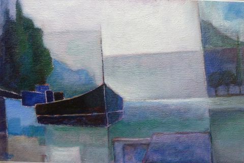 Le canal - Peinture - Remi BRAYE