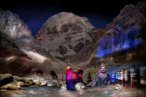 Voir le détail de cette oeuvre: Le mont Kailash © Matto 2013