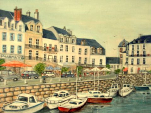 Le port du Croisic 44 - Peinture - lebreton-hays