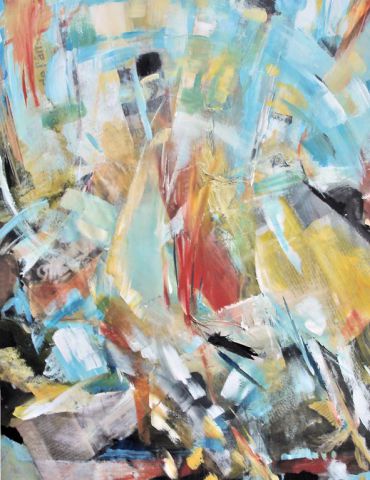 Abstrait 5 - Peinture - Brigitte DUMONT