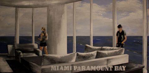 Miami Paramount bay - Peinture - PIERRE-MARIE