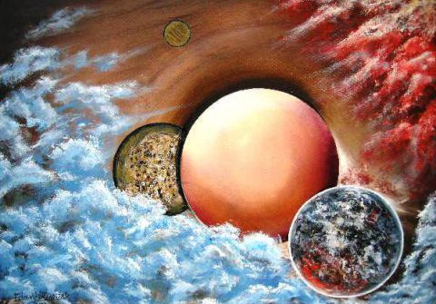 planetes - Peinture - edward