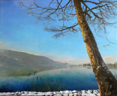 lac d'annecy - Peinture - Simon MARAIS