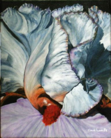 Coeur d'iris - Peinture - KAN