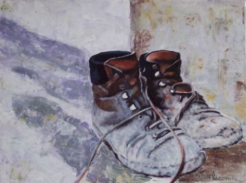 Moi, mes souliers ( Félix Leclerc) - Peinture - KAN
