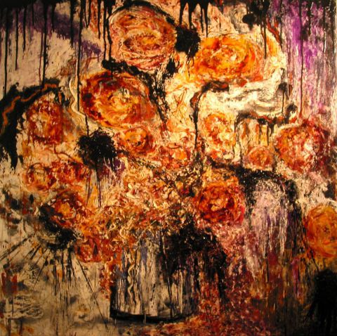 L'artiste jean pierre MALLET - Fleurs argonienne