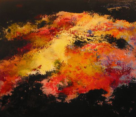 L'artiste jean pierre MALLET - Paysage flamboyant 8