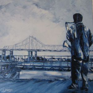 Voir cette oeuvre de edith dago: New Orleans blues - Twin Bridges