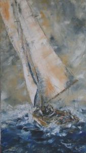 Peinture de valerie CROCHARD: Le voilier