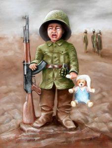 Voir cette oeuvre de ALAIN PESTOURIE: l'Enfant Soldat