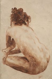 Voir cette oeuvre de Emmanuel Roussel: nu a fresco