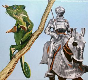 Voir cette oeuvre de Igor Stepanov: Dragon et chevalier