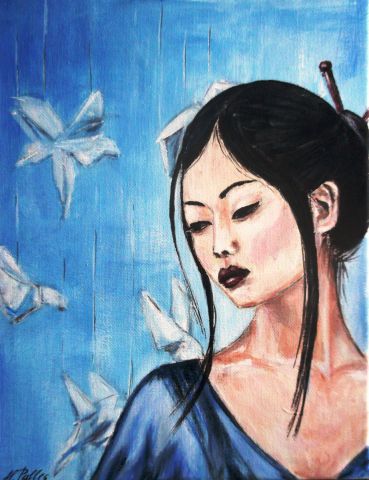 L'artiste Alyona - Une jeune femme japonaise