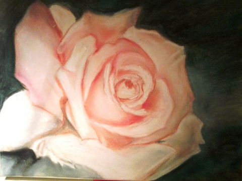 ROSE - Peinture - mstriki