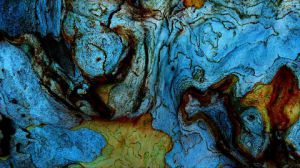 Voir cette oeuvre de MURIEL AUSTRUY: abstraction en bleu