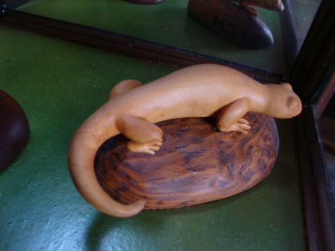 salamandre - Sculpture - Clement MOUCHE