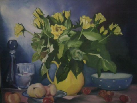 roses jaunes - Peinture - ANY