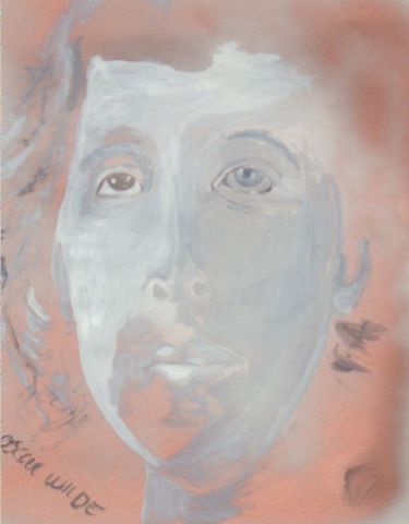 Masque de Wilde  - Peinture - CONY SHESSON