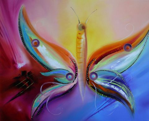 Butterfly - Peinture - Sophie SIROT