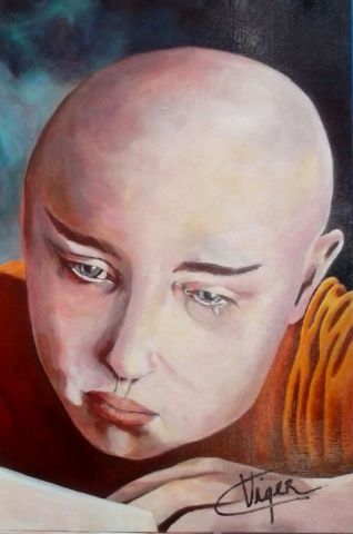 L'artiste CViger - Jeune moine tibétain