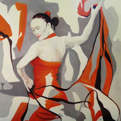 Flamenco toulousain - Peinture - Jean-Luc LOPEZ
