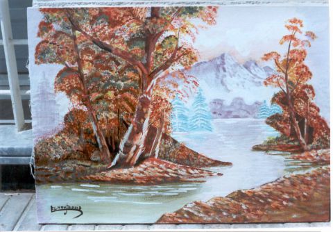L'artiste ELMOUJAOUID - la rivière