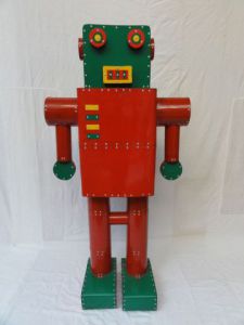 Voir cette oeuvre de Cyrille Plate: Robot rouge