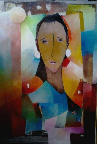 L'artiste De-Kimbirila - Peinture à l’huile : LheeKa (cubisme)