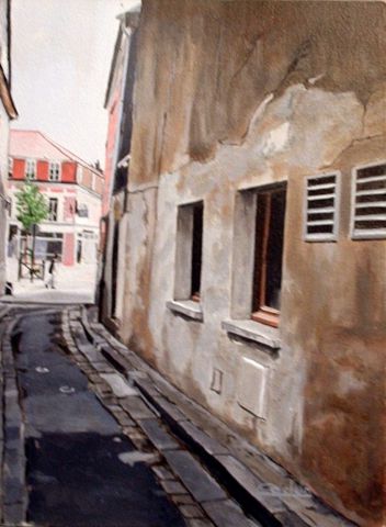L'artiste patrick pottelain - Rue des Poissonniers(Doullens)
