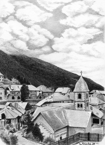 L'artiste Clement MOUCHE - Crévoux (Haute-Alpes)