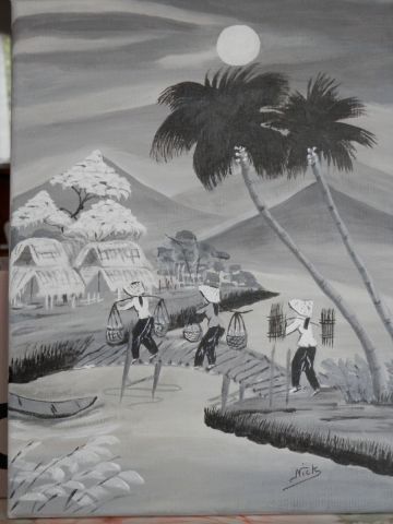 L'artiste nick lhoste - le cambodge