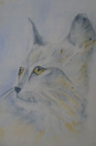 le chat - Peinture - monet