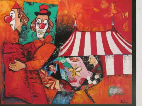 L'artiste christiane lydie RELAVE - le cirque