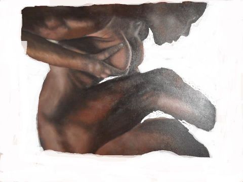 femme nue - Peinture - natjone