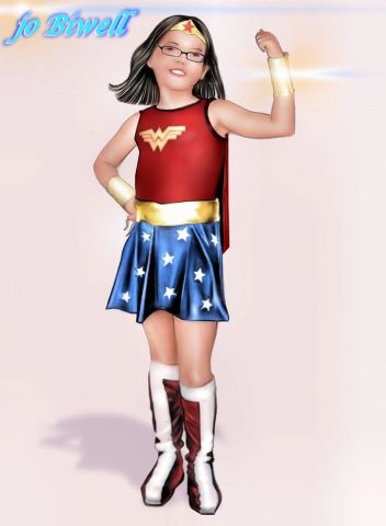 mini Wonder Woman - Mixte - jo biwell
