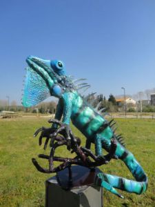 Voir cette oeuvre de Liosculpture: Iguane Sculpture