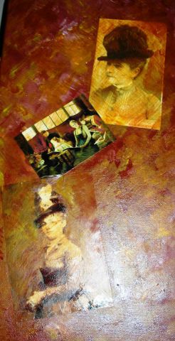 Gli occhi di Camille Claudel tra orgoglio e tristezza - Peinture - Cristina Contilli